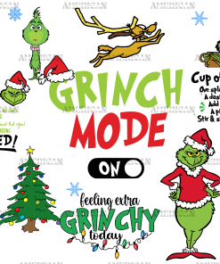 Grinch Mode On DNA UV DTF Transfer