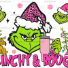 Grinchy and Bougie UV DTF Transfer