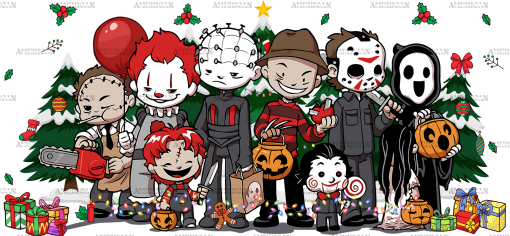 Hallochristmas Gifts UV DTF Transfer