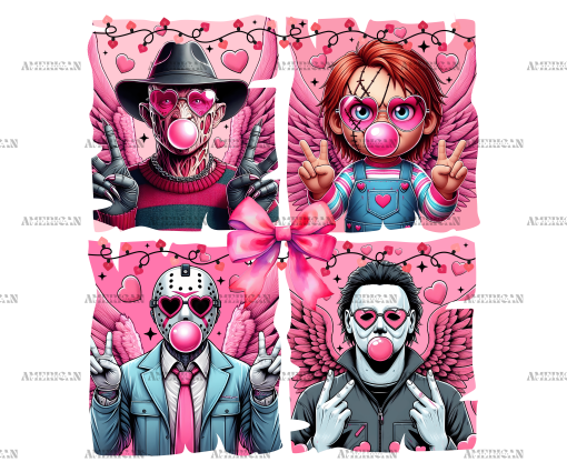 Halloween Valentine-1 DTF Transfer