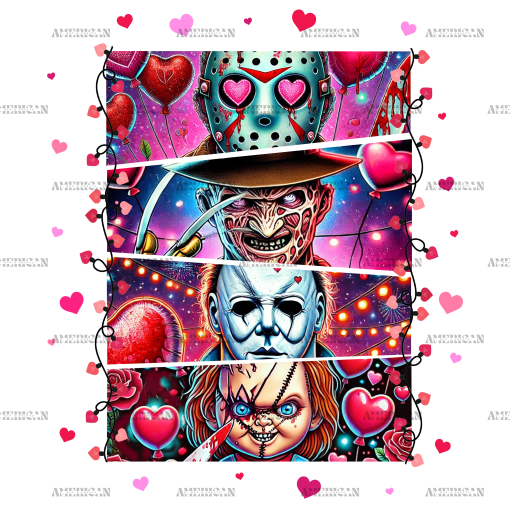 Halloween Valentine-3 DTF Transfer