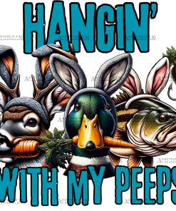 Hangin With My Peeps DTF Transfer