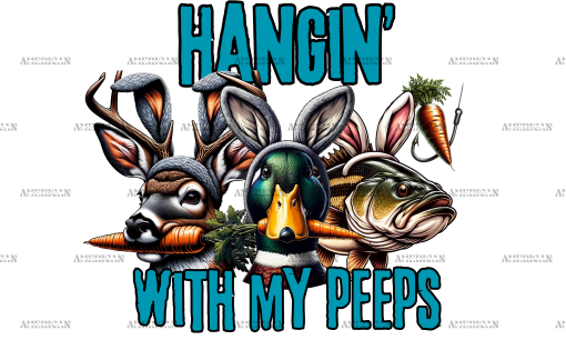 Hangin With My Peeps DTF Transfer