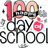 Happy 100th Day Of School-4 DTF Transfer