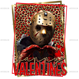 Happy Valentines Jason DTF Transfer