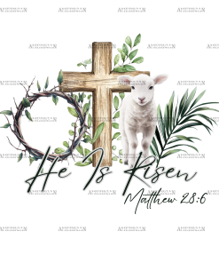 He Is Risen DTF Transfer