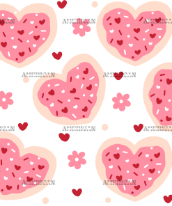 Heart Valentine-1 UV DTF Transfer