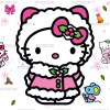 Hello Kitty Christmas UV DTF Transfer