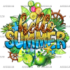 Hello Summer-2 DTF Transfer