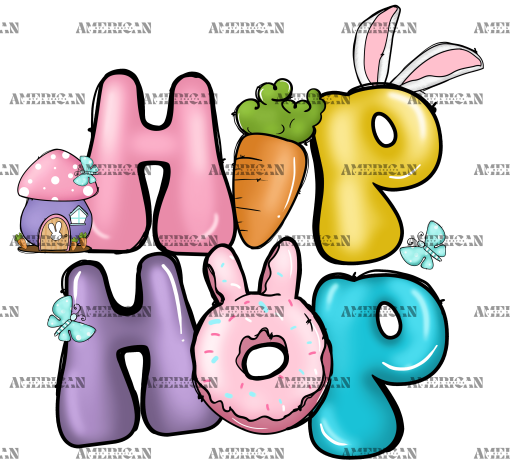 Hip Hop Donut DTF Transfer