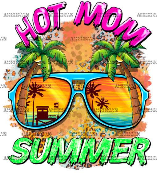 Hot Mom Summer DTF Transfer