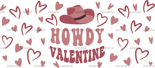 Howdy Valentine UV DTF Transfer