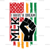 I Have A Dream MLK Flag-3 DTF Transfer