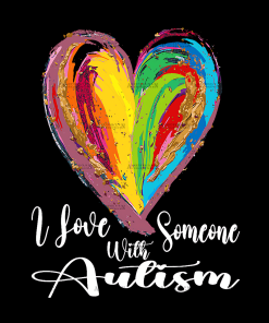 I Love Someone With Autism DTF Transfer