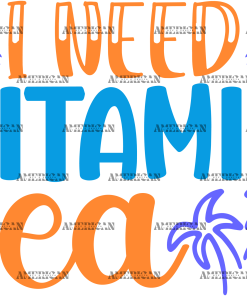 I Need Vitamin Sea DTF Transfer