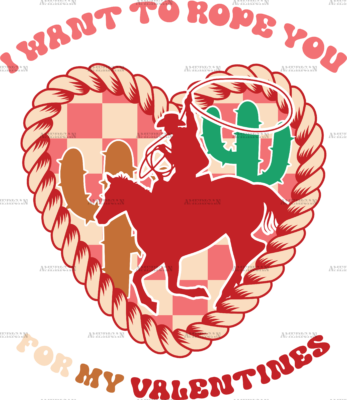 I Want To Rope You For My Valentines DTF Transfer