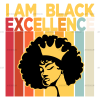 I am Black Excellence-1 DTF Transfer