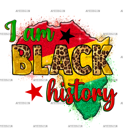 I am Black History-10 DTF Transfer