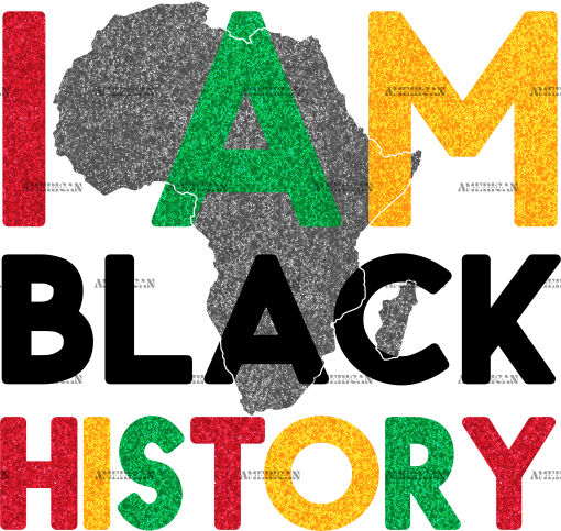 I am Black History-12 DTF Transfer