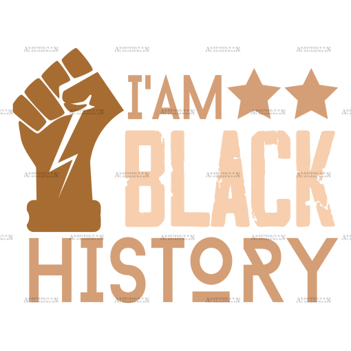I am Black History-8 DTF Transfer