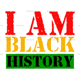 I am Black History-9 DTF Transfer