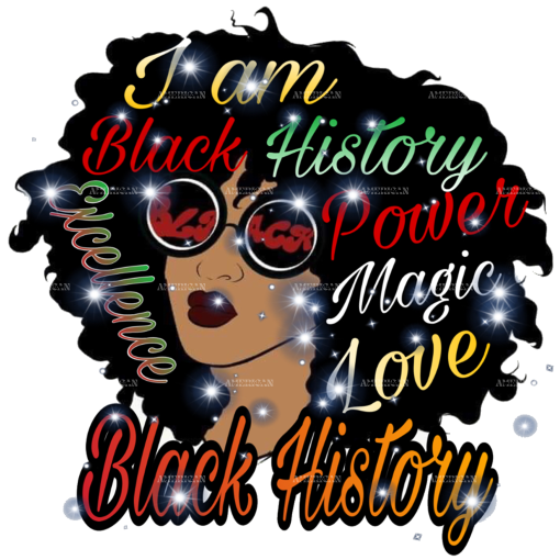 Iam Black History Women DTF Transfer