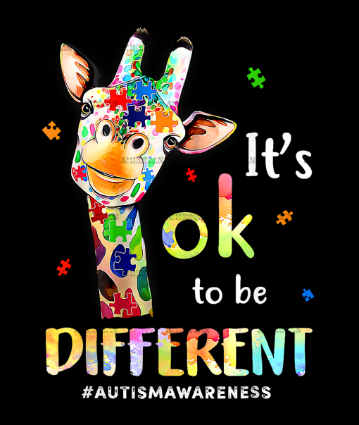 Its Ok To Be Different-7 DTF Transfer
