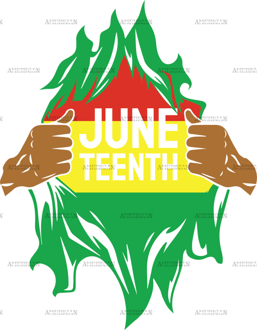 Juneteenth-2 DTF Transfer