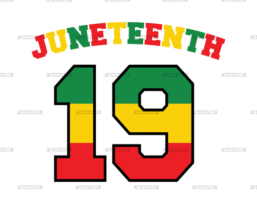 Juneteenth 19 DTF Transfer