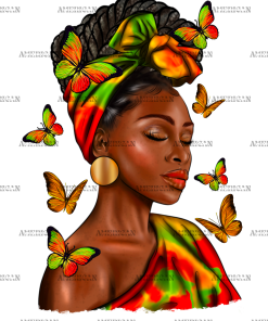 Juneteenth Afro Woman-4 DTF Transfer