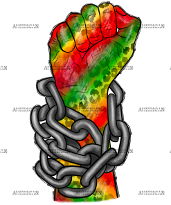 Juneteenth Black Power Fist DTF Transfer