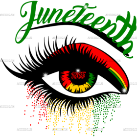 Juneteenth Eye DTF Transfer