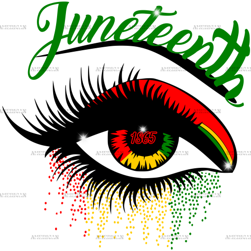 Juneteenth Eye DTF Transfer