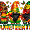 Juneteenth Gnome DTF Transfer
