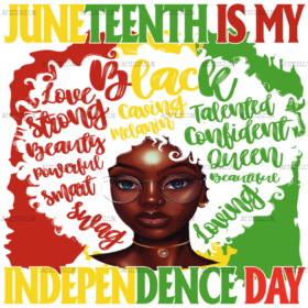 Juneteenth Is My Independence Day-2 DTF Transfer