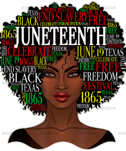 Juneteenth Women DTF Transfer