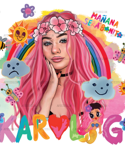 Karol G Manana Sera Bonito Rainbow-1 Dtf Transfer