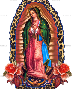 Lady Of Guadalupe Leapord Dtf Transfer