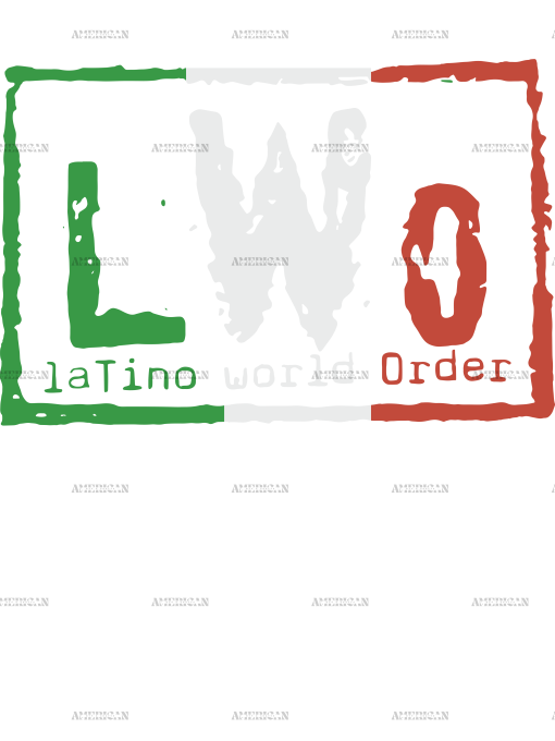 Latino World Order Dtf Transfer