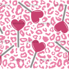 Leopard Heart Suckers UV DTF Transfer