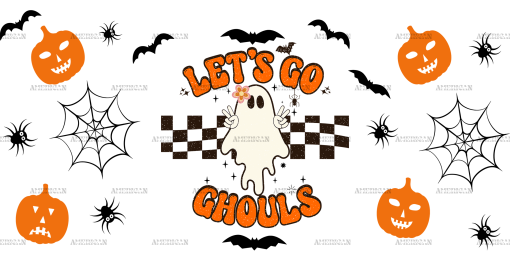 Lets Go Ghouls UV DTF Transfer