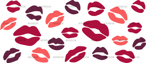 Lips UV DTF Transfer
