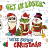 Loser Christmas Coffee UV DTF Transfer