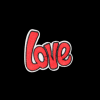 Love Red Patch (Small/Embroidery)
