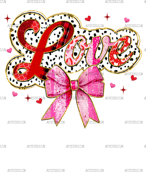 Love Bow-1 DTF Transfer