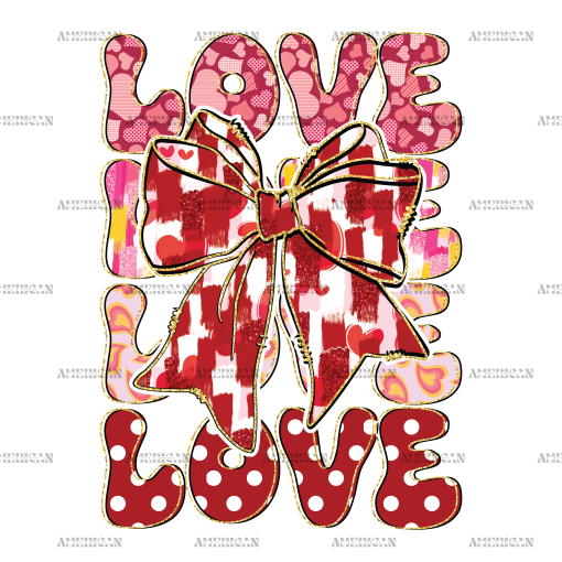 Love Bow-2 DTF Transfer