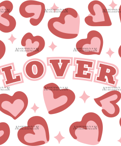 Lover Hearts UV DTF Transfer
