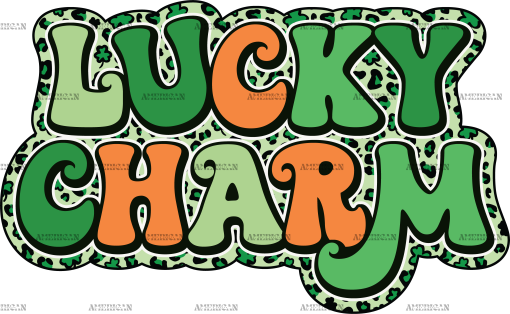 Lucky Charm Retro DTF Transfer