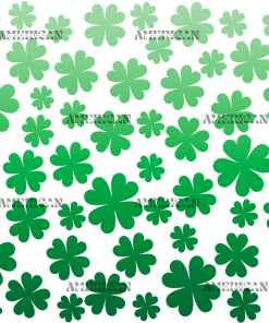 Lucky Leaves UV DTF Transfer