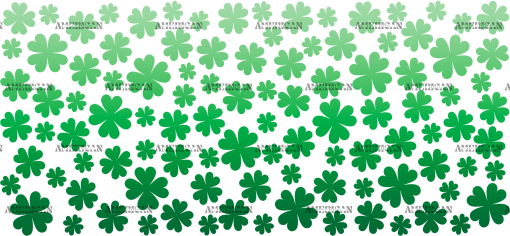 Lucky Leaves UV DTF Transfer